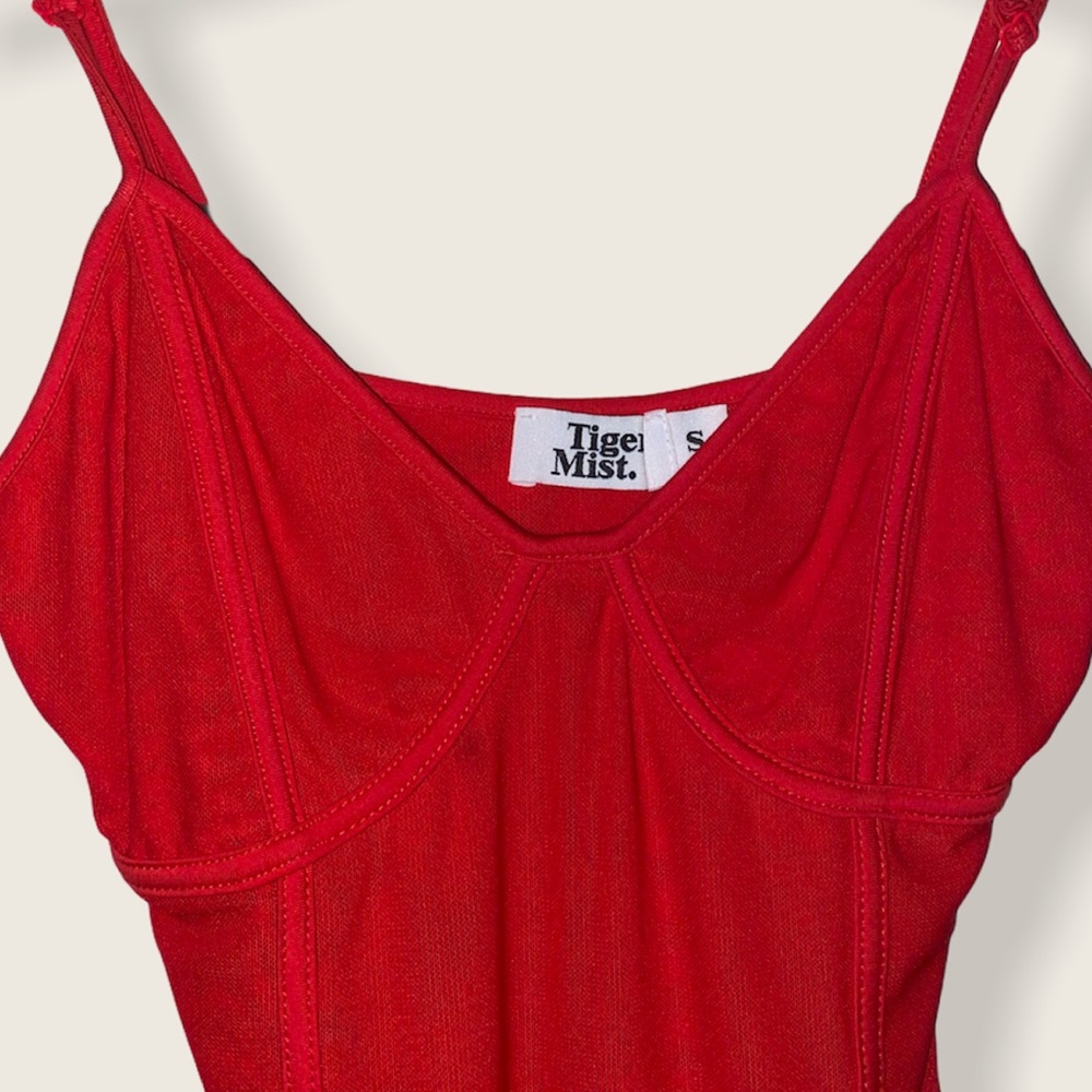Tiger Mist red bodysuit - Picture 2 of 3